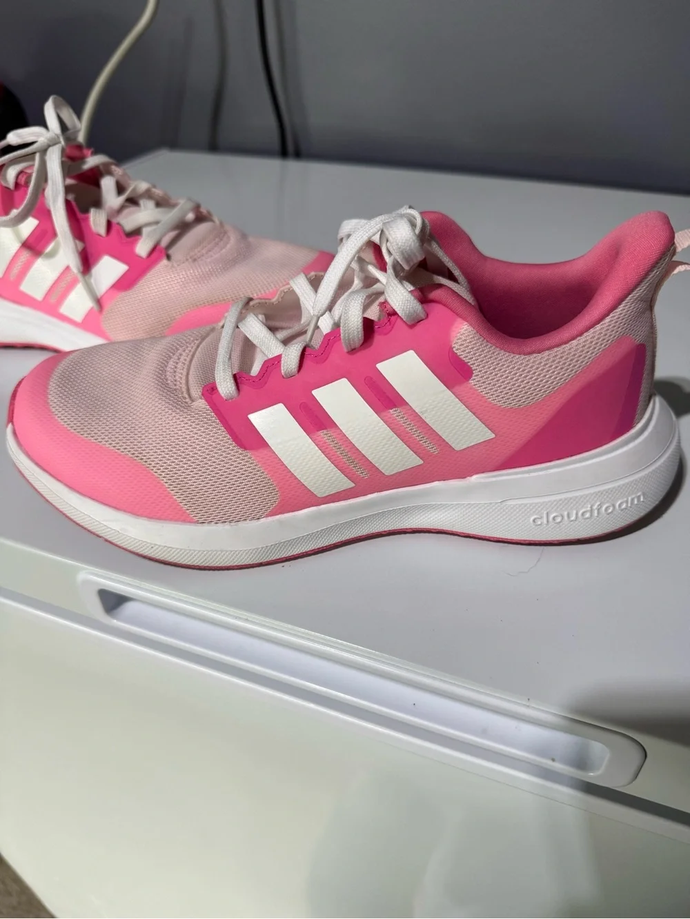 adidas Pink and Hot Pink Women's Athletic Sneakers
